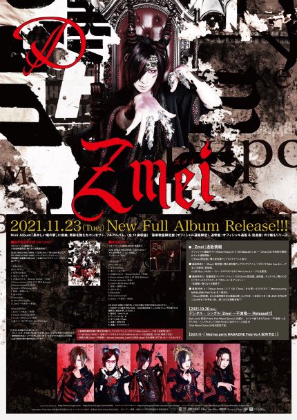 ２、Dニューアルバム「Zmei」ウェブフライヤー