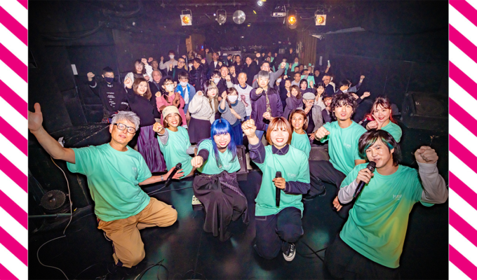 松岡詩恩、モリマサヒロ、夕季、土田尚輝が出演。「名曲Revolution Live vol.3』、ペットのためのノンケミカルな除菌消臭スプレー「ペシュマル」の協力で無料で開催！その模様をレポート！