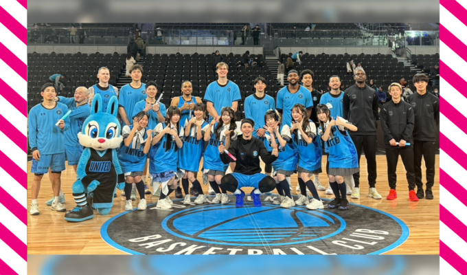 Palette Parade・B3リーグ 第18節 東京ユナイテッドBC VS 新潟アルビレックスBBゲスト出演で盛り上げに貢献！